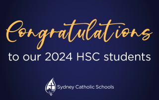 Graphic saying Congratulations to our 2024 HSC students